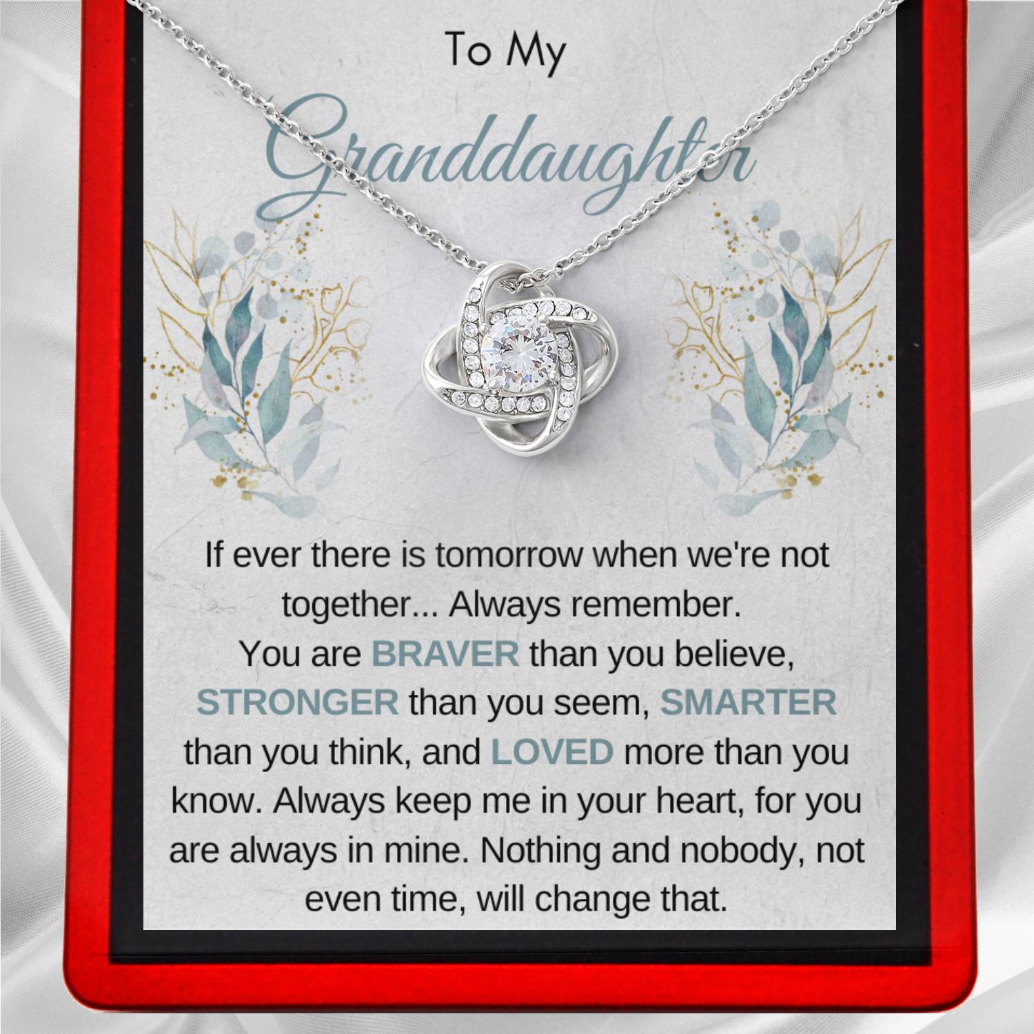 To My Granddaughter Necklace - GD10
