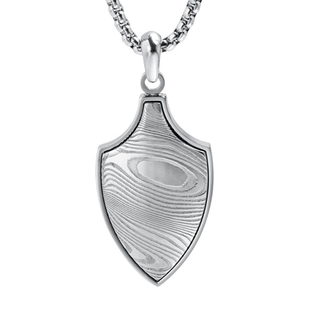 To My Son - Guardian Shield Necklace
