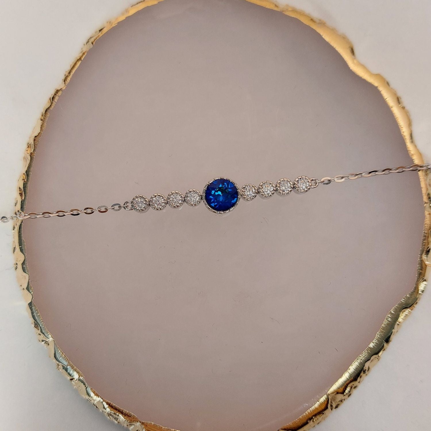 Bermuda Blue Haven Bracelet with Austrian Crystals