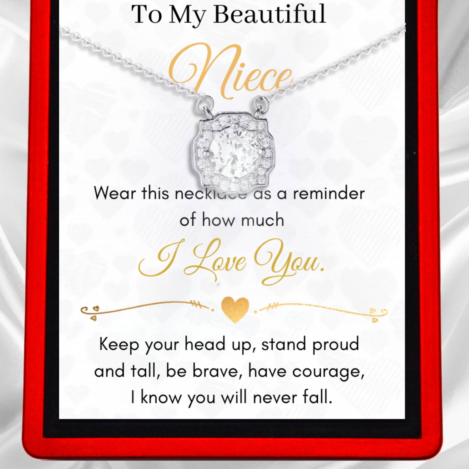 To My Niece - Dazzling Beauty Necklace