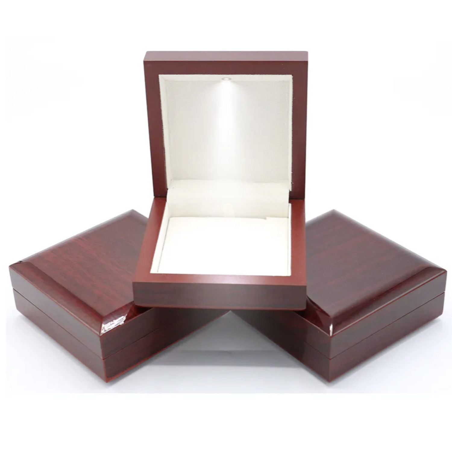 LED Light Mahogany Style Box