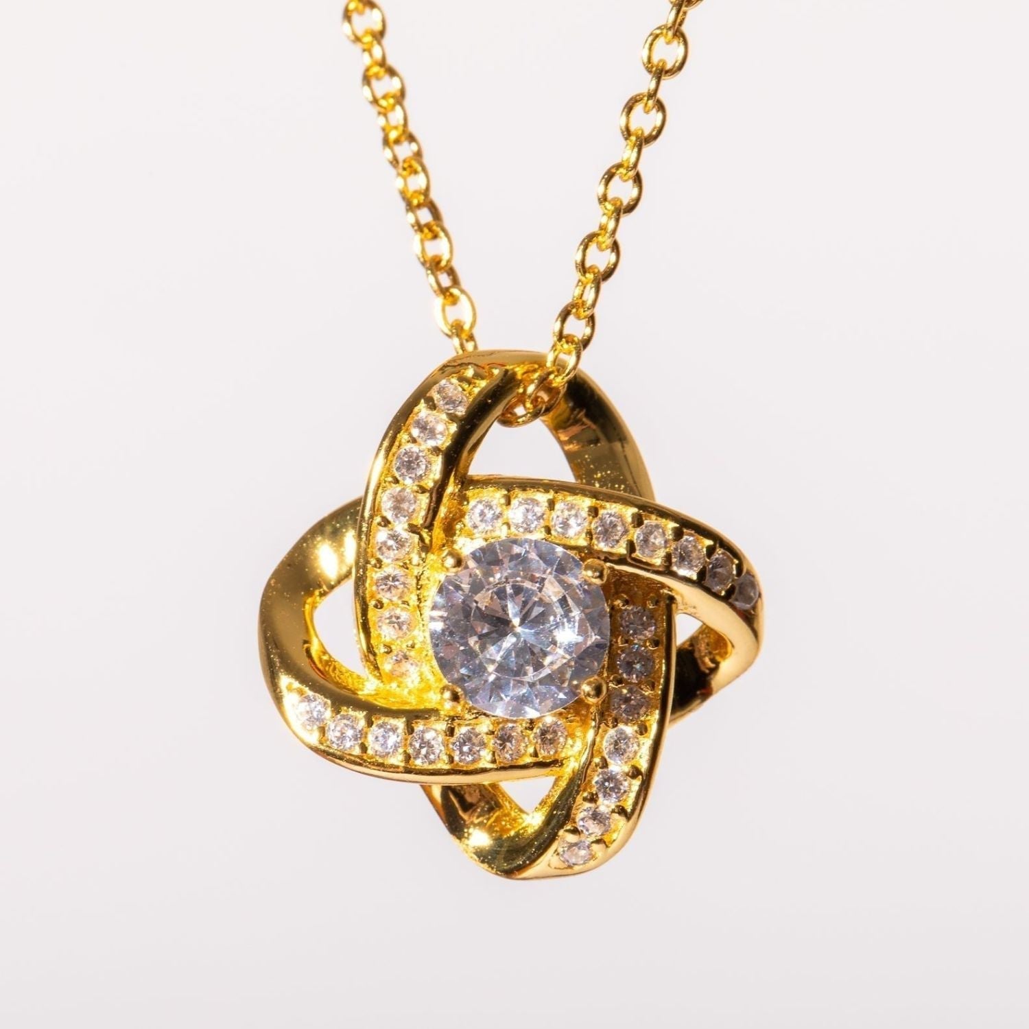 Upgrade to Gold Love Knot 18ct Finish (cannot be ordered without a silver necklace)