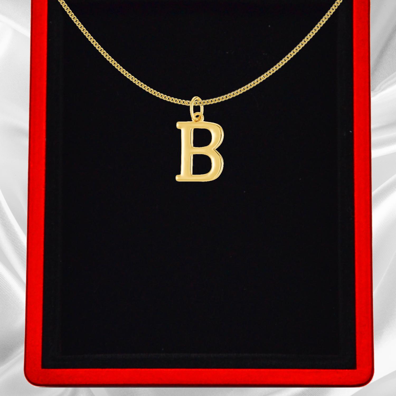 Gold Vermeil Initial Necklace