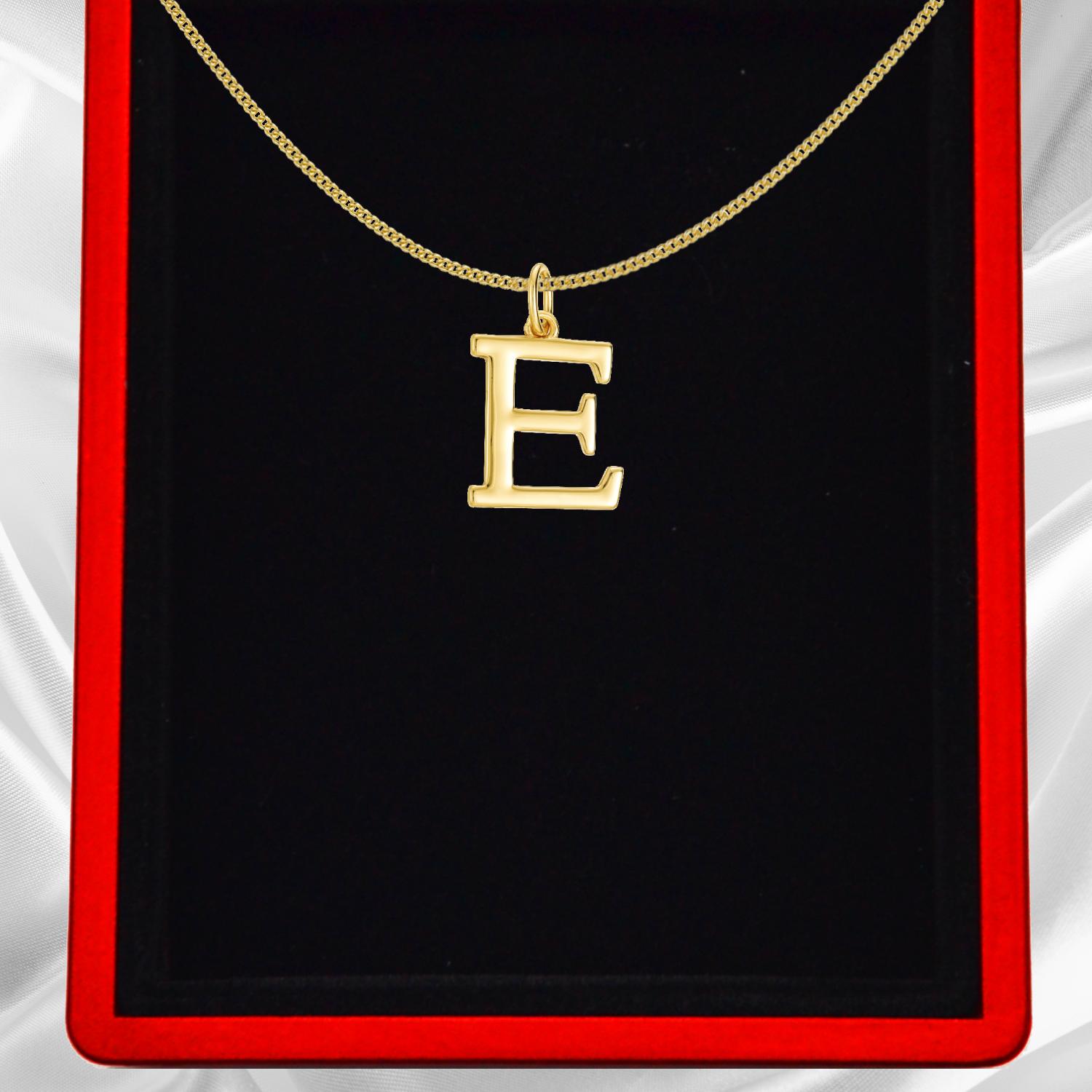 Gold Vermeil Initial Necklace
