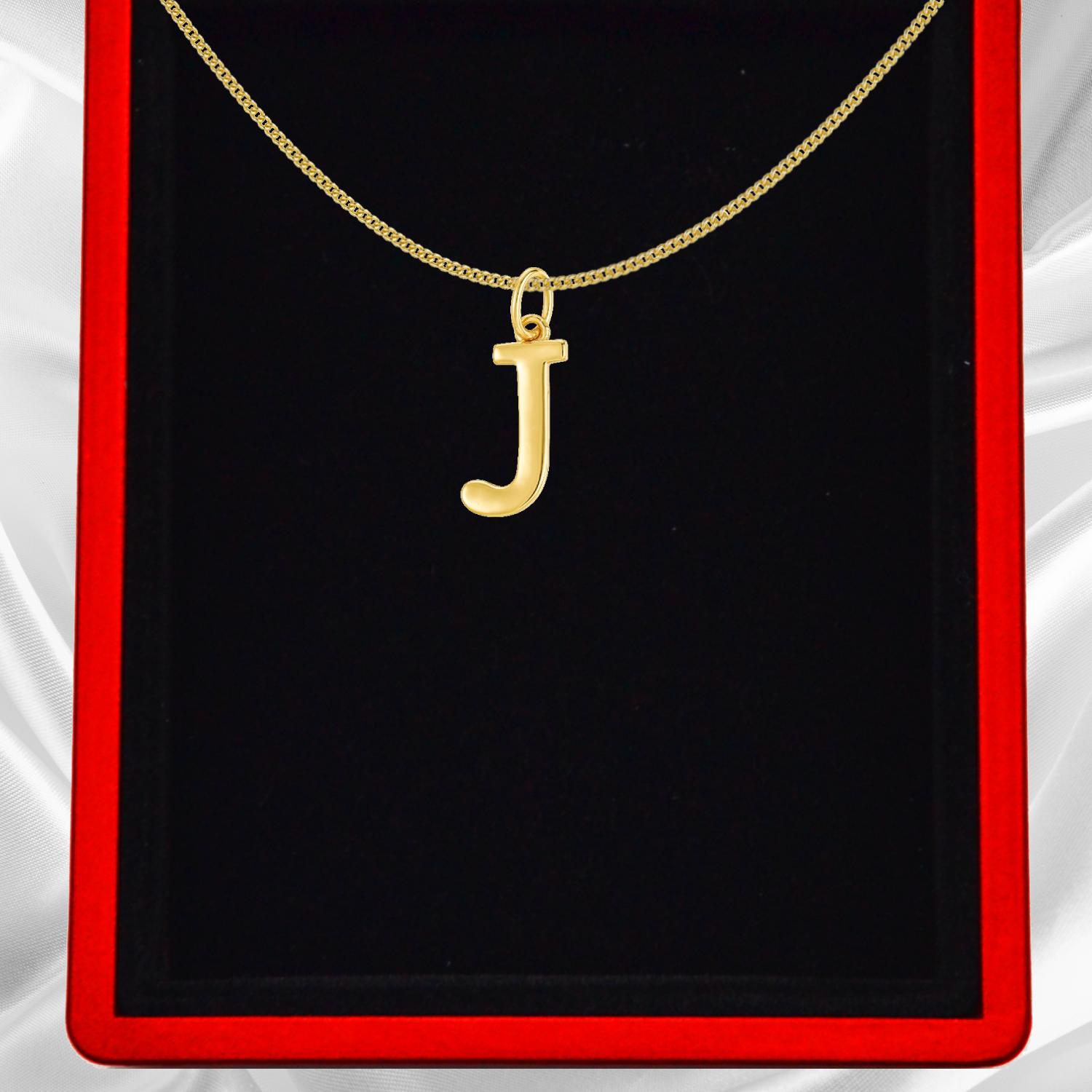 Gold Vermeil Initial Necklace