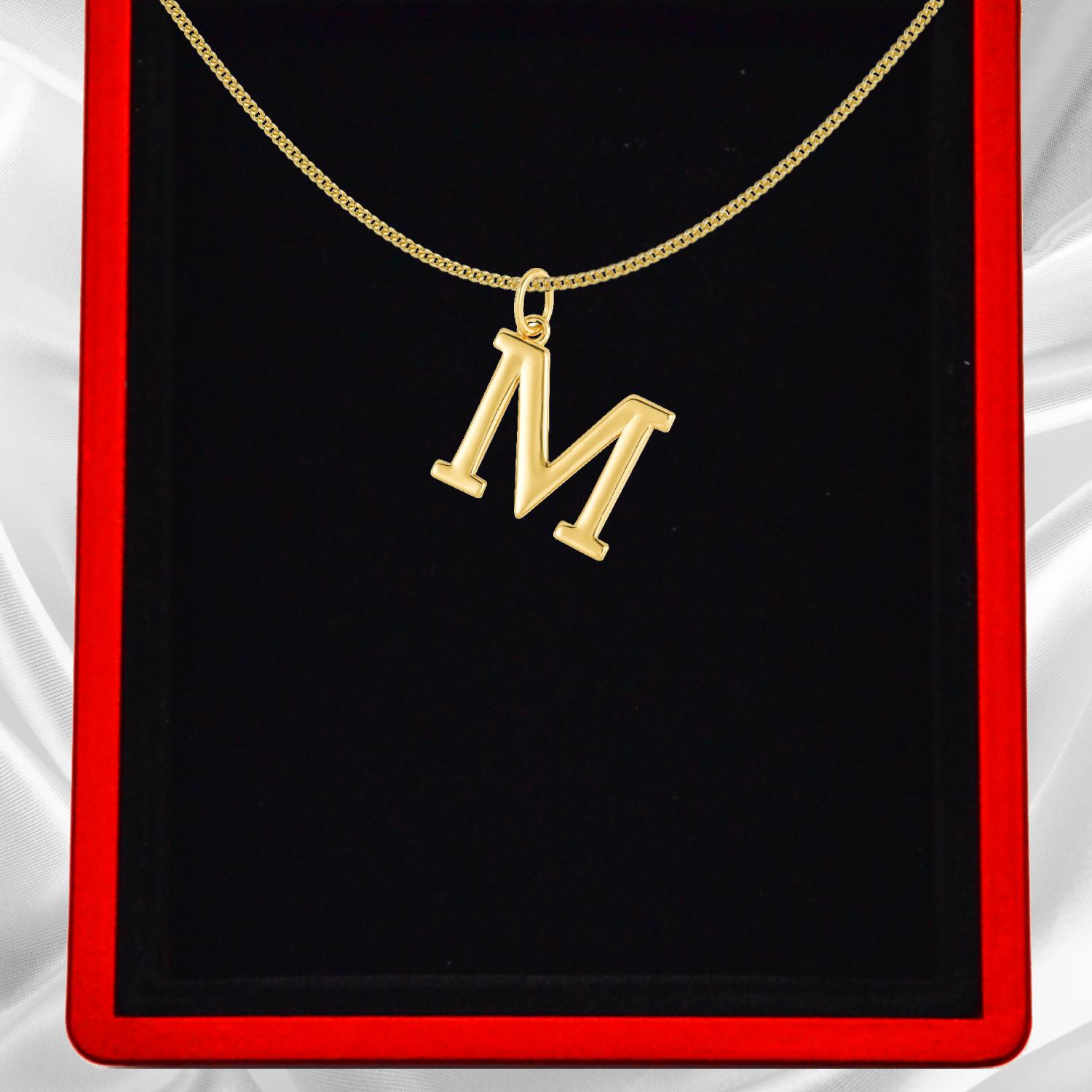 Gold Vermeil Initial Necklace