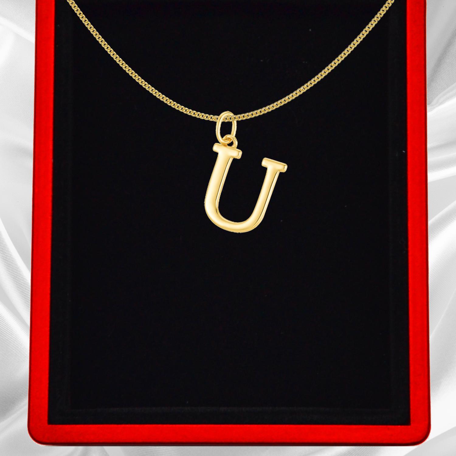 Gold Vermeil Initial Necklace