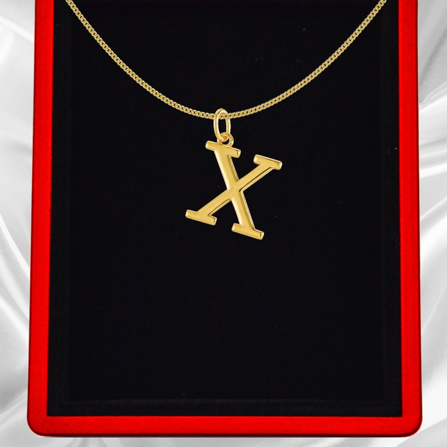 Gold Vermeil Initial Necklace