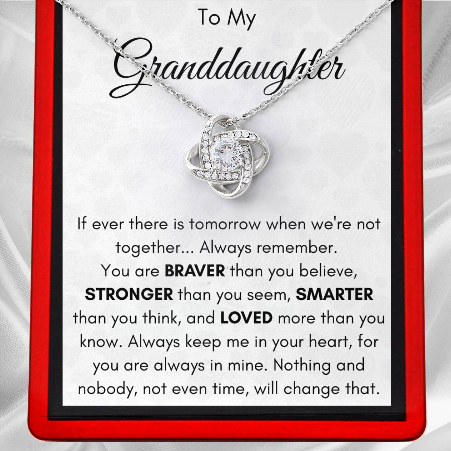To My Granddaughter Necklace - GD5