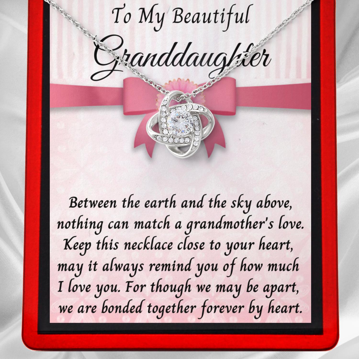 Granddaughter's Love Knot Necklace