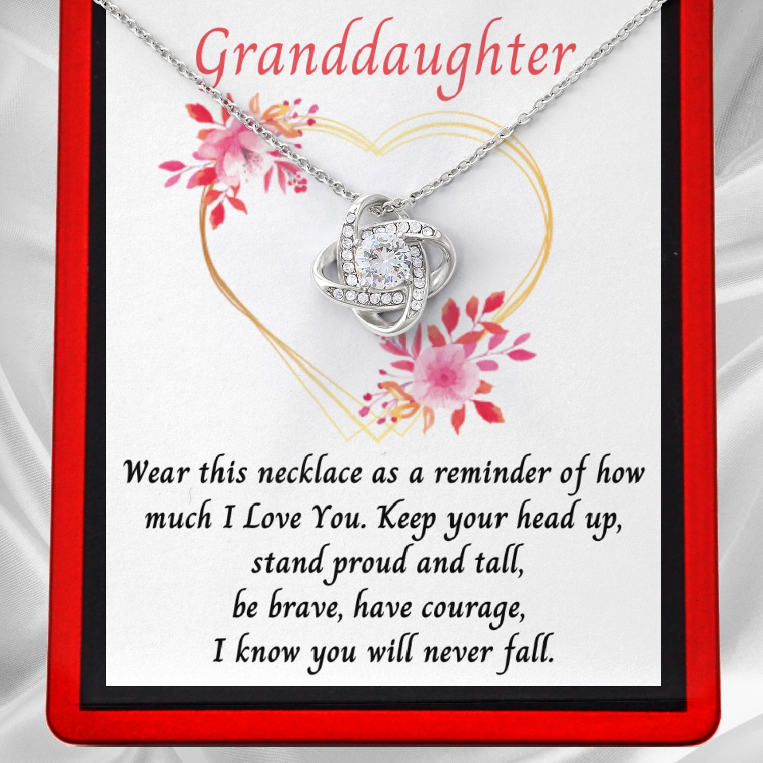 Granddaughter - Never Fall Necklace - GD3
