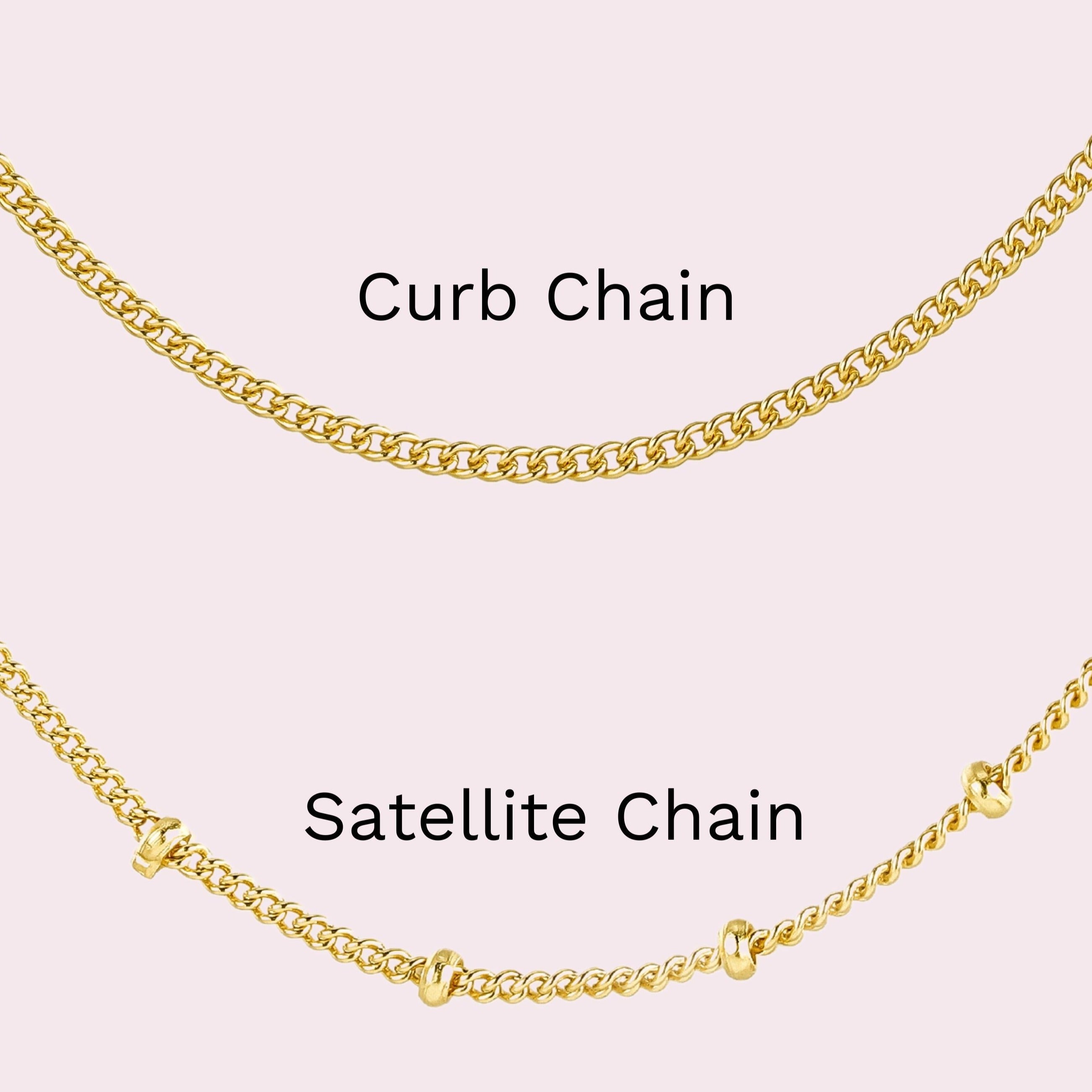 Daughter's Delicate Vermeil Initial & Birthstone Necklace DT55