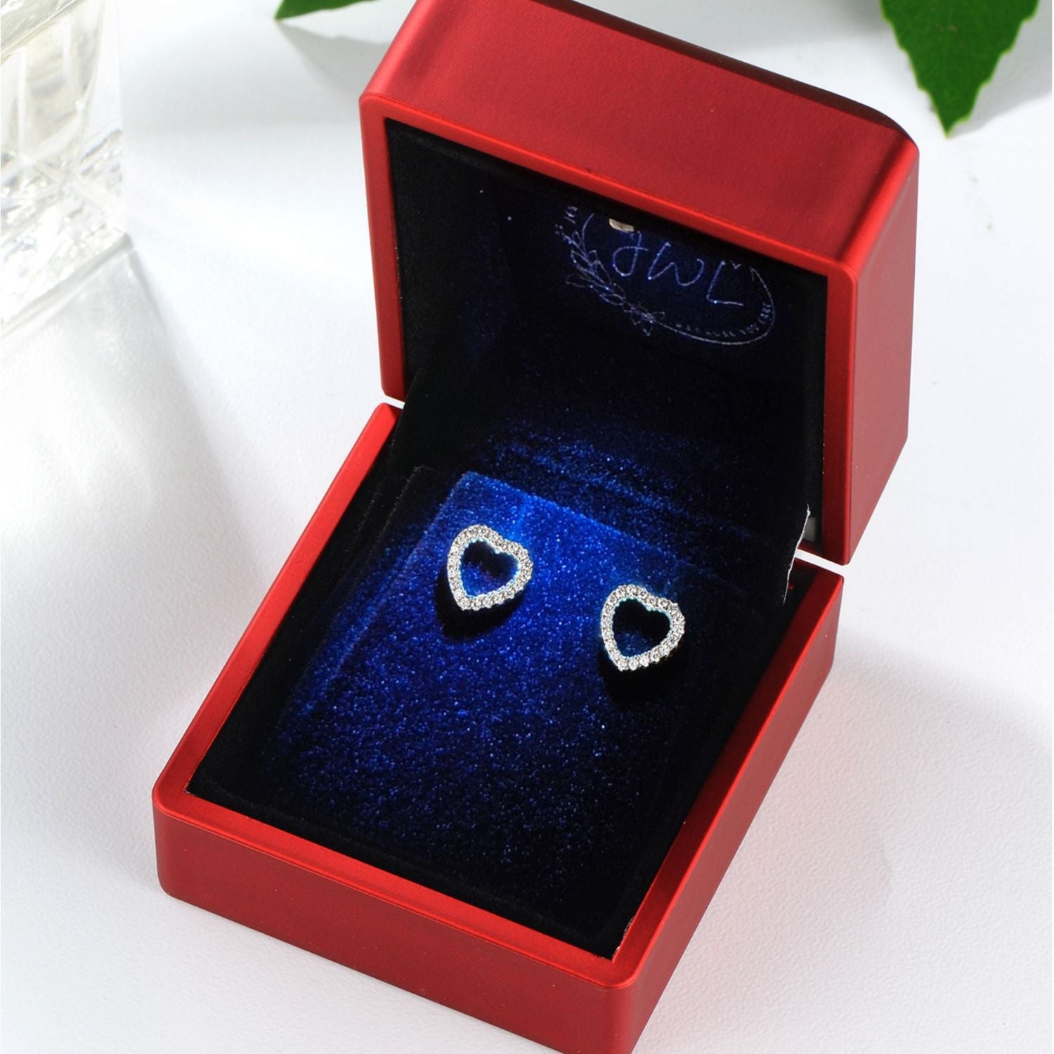 Love Heart Earrings - Sterling Silver