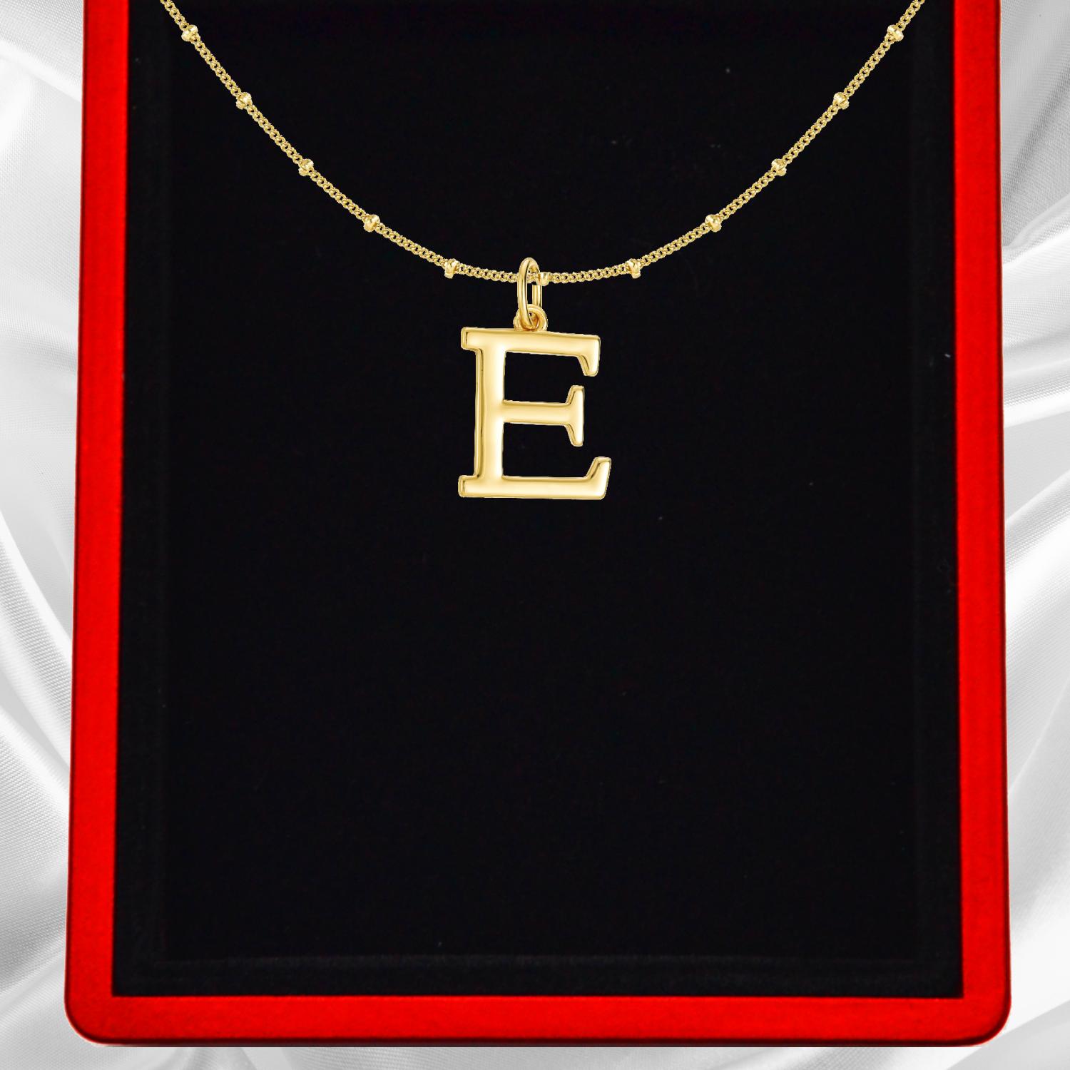 Gold Vermeil Initial Necklace