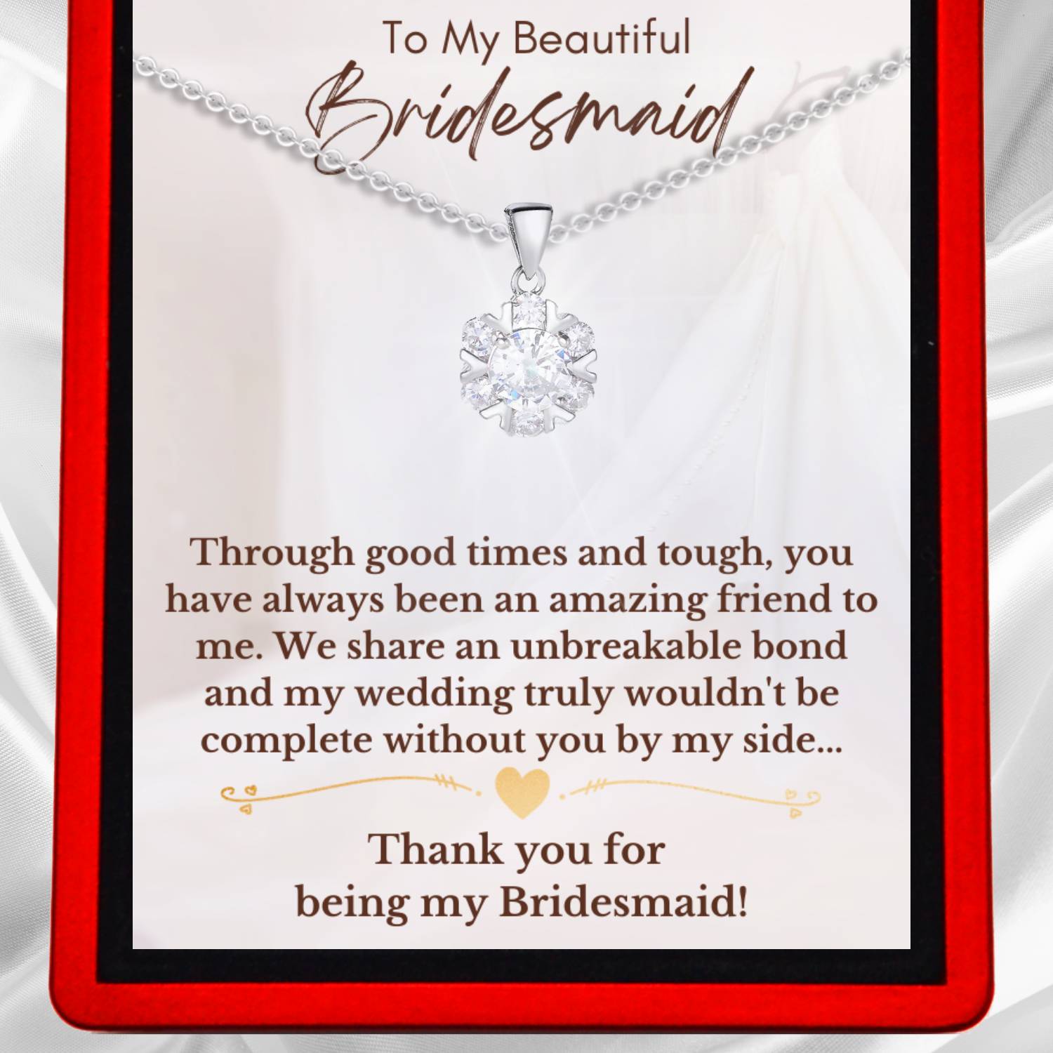 Bridesmaid Everbloom Necklace - BM