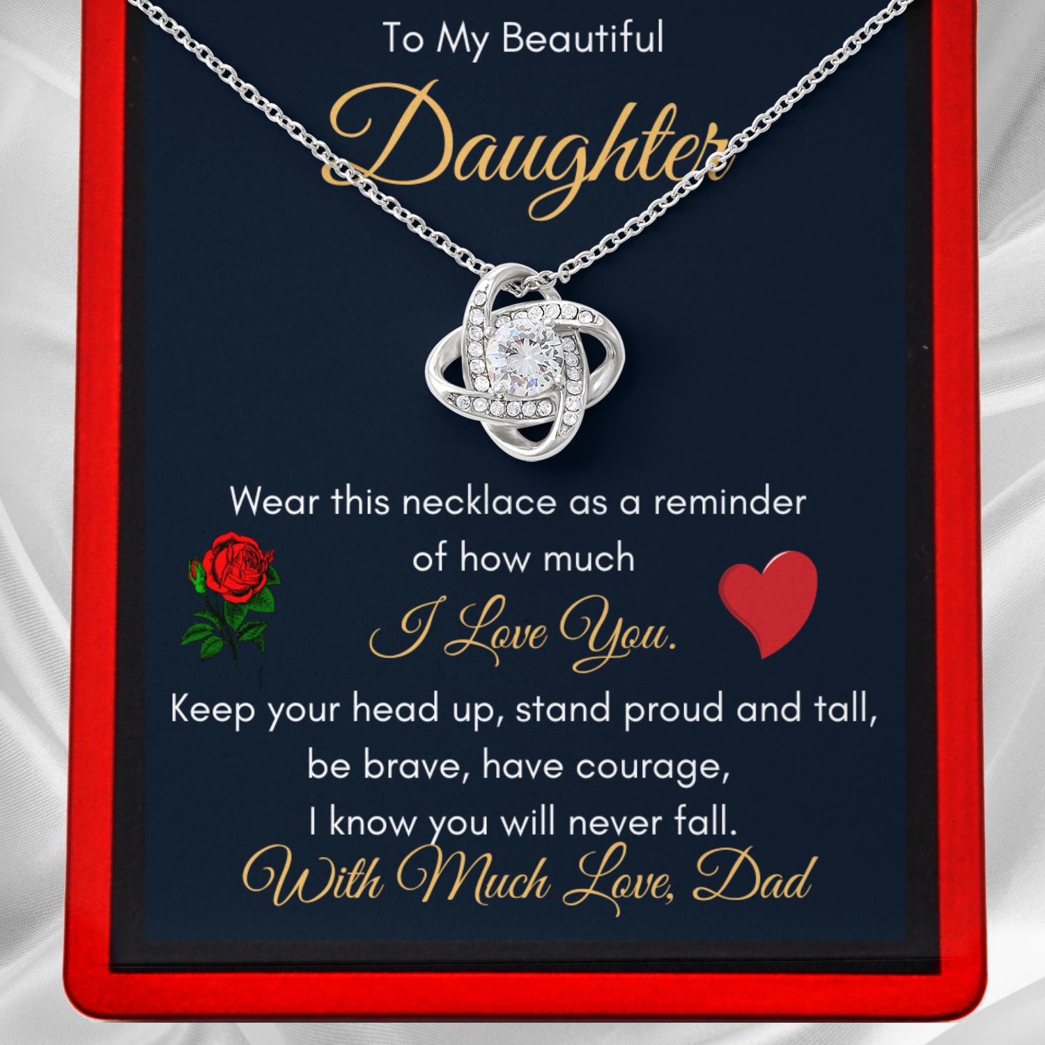 Stand Tall Necklace - From Dad - DT11